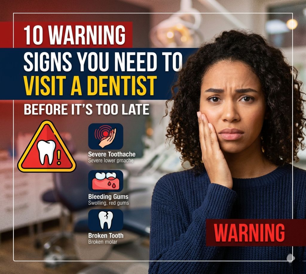 10 Warning Signs You Need to Visit a Dentist Early